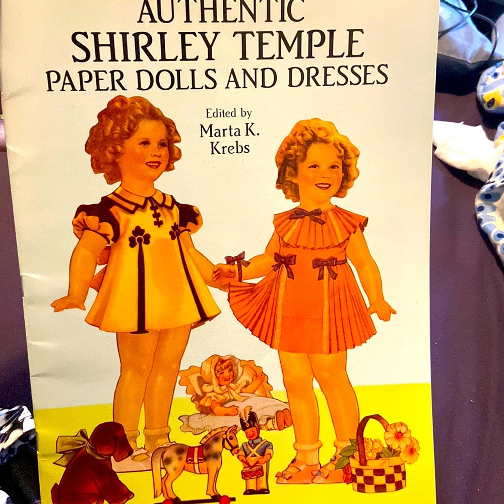 Shirley Temple paper dolls and dresses